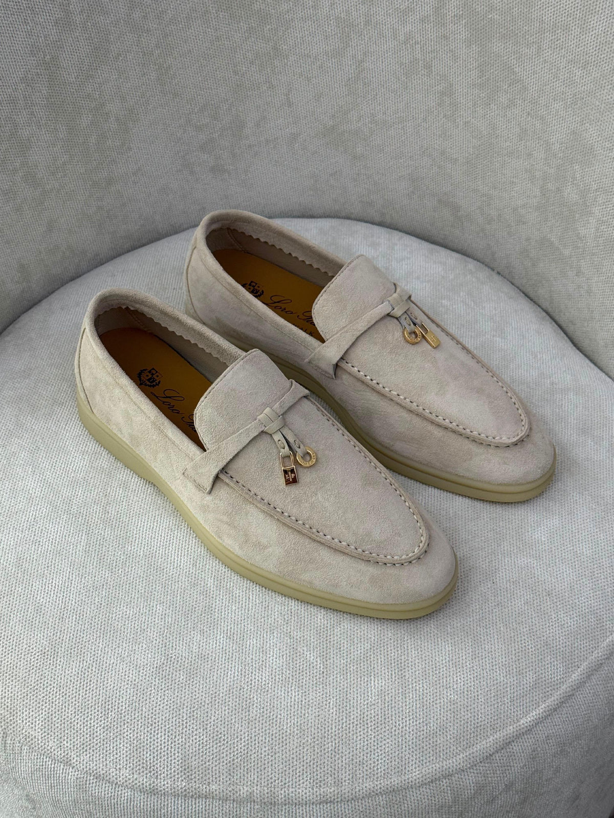 Loro Piana Loafers - Beige Suede
