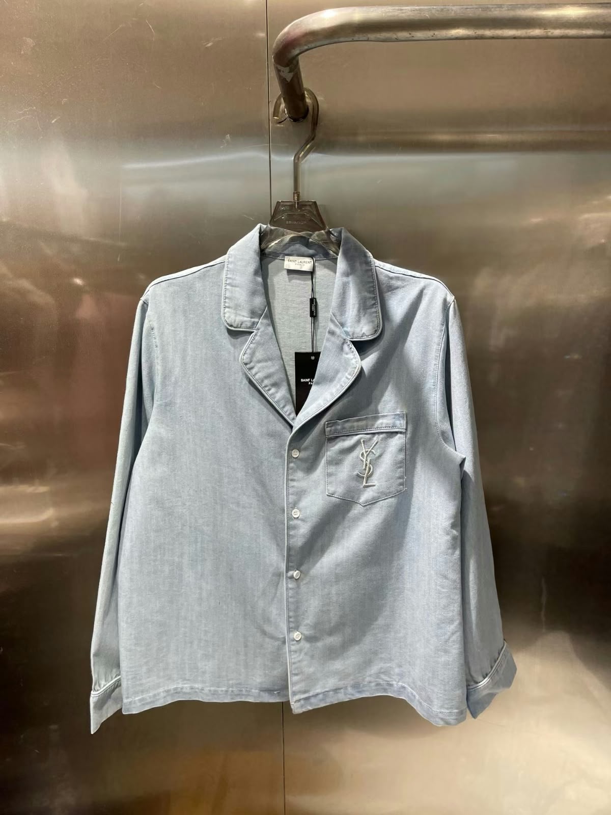 YSL Shirt - Light Blue