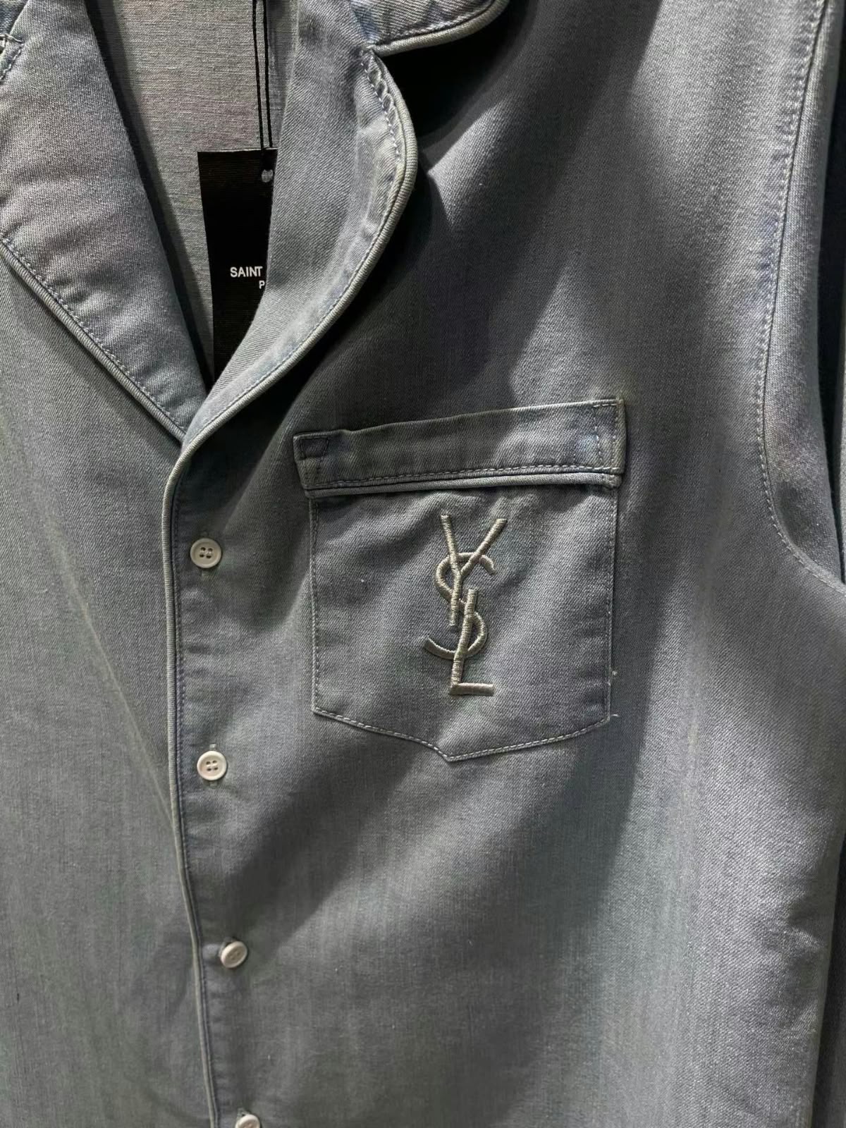 YSL Shirt - Light Blue