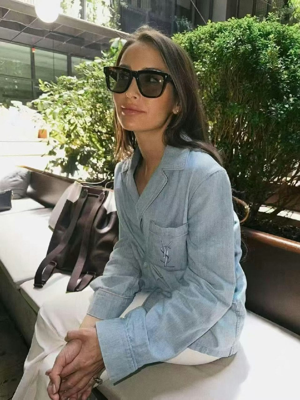 YSL Shirt - Light Blue