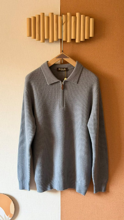 Loro Piana Polo Sweater - Blue