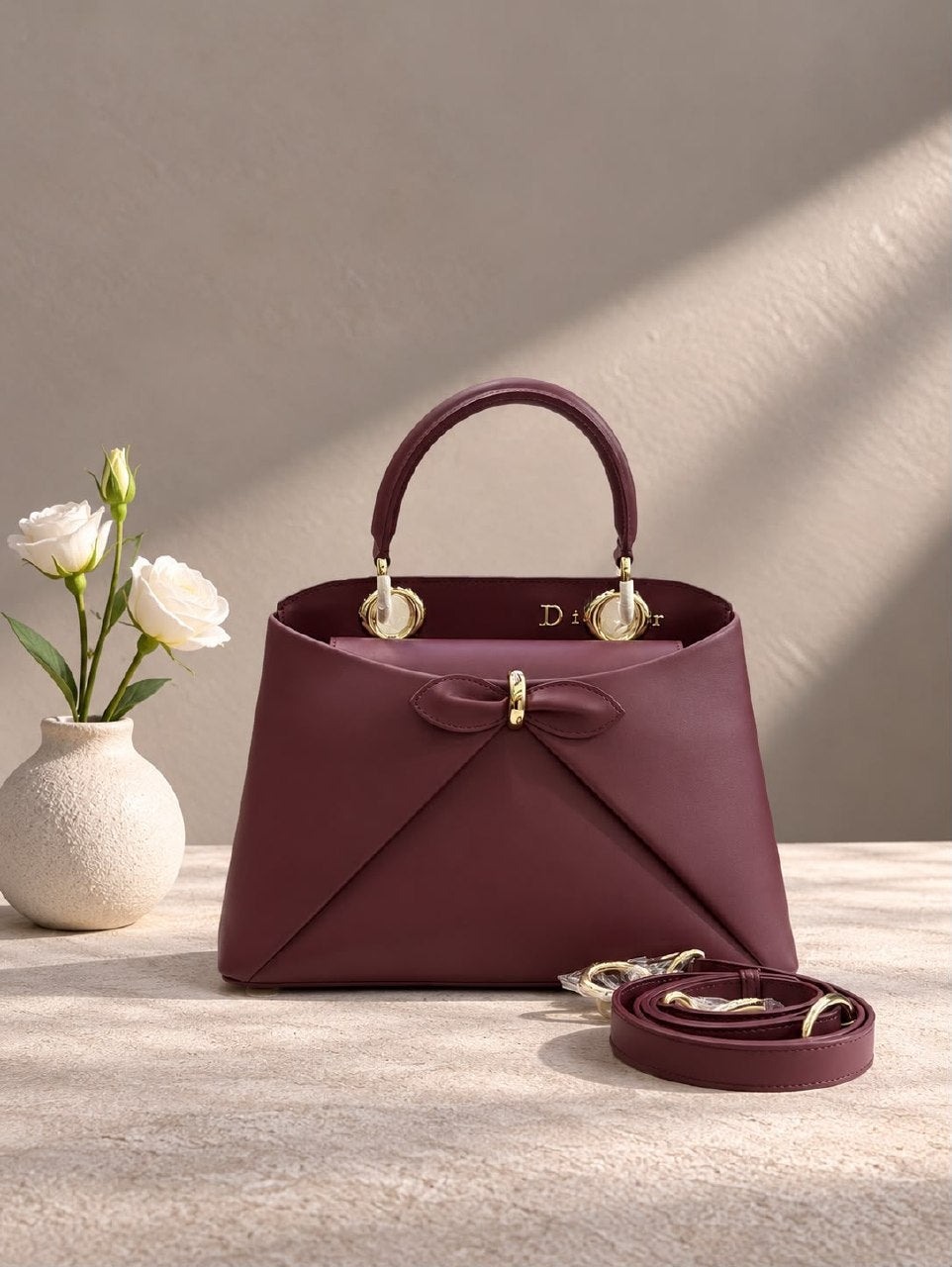 Dior Handbag - Burgundy
