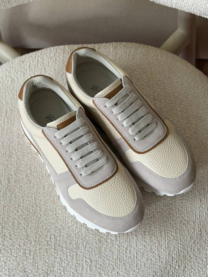 Brunello Cucinelli Sneakers - Beige & Grey