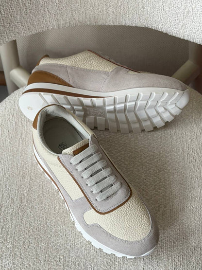 Brunello Cucinelli Sneakers - Beige & Grey