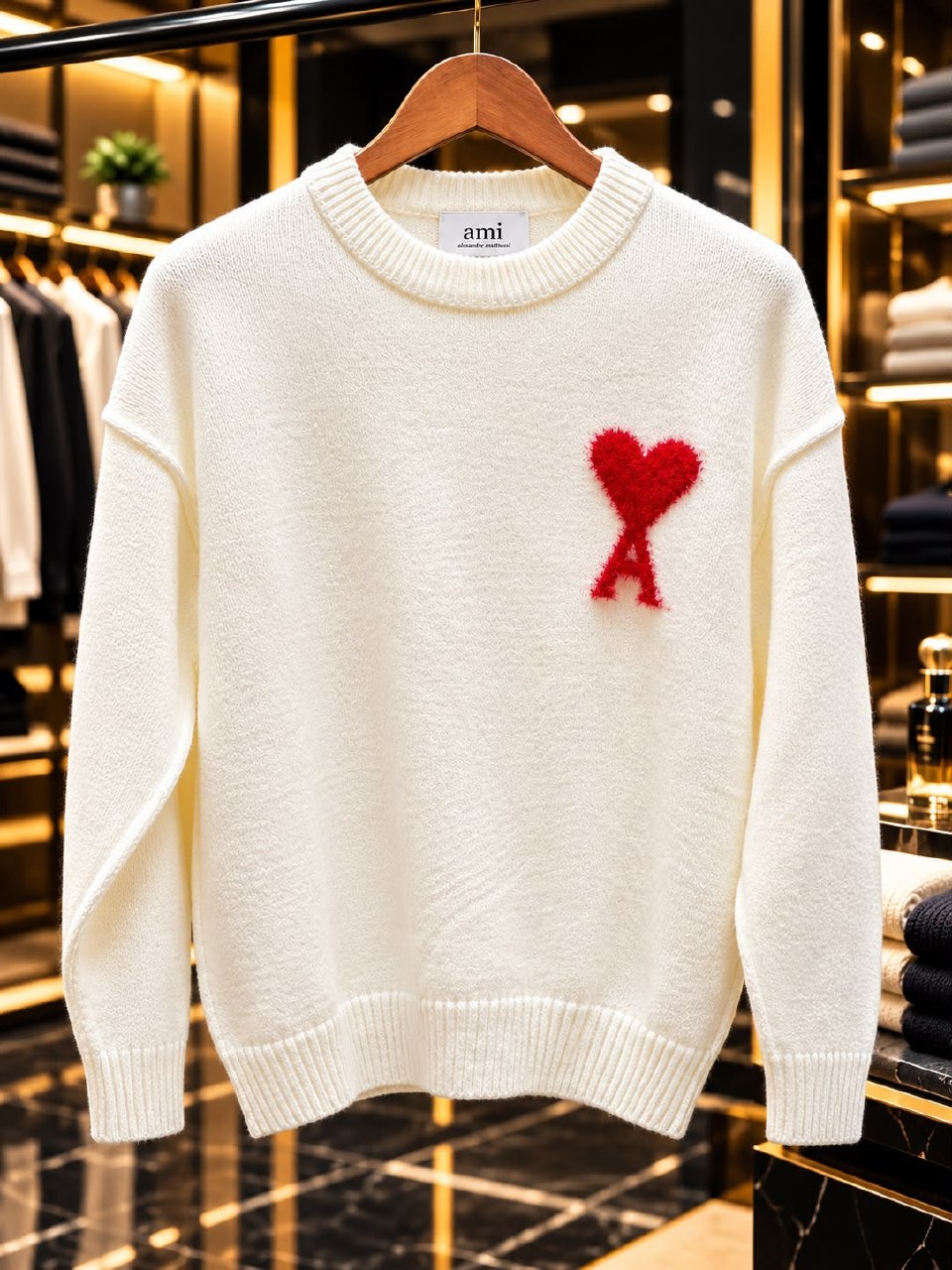 AMI Sweater - White