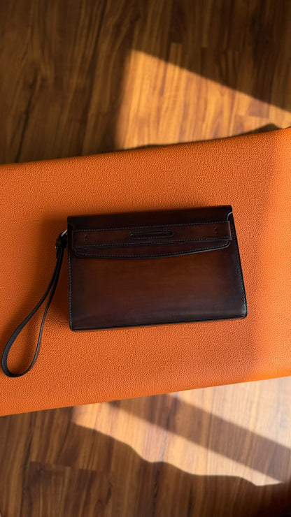 Berluti Clutch - Brown