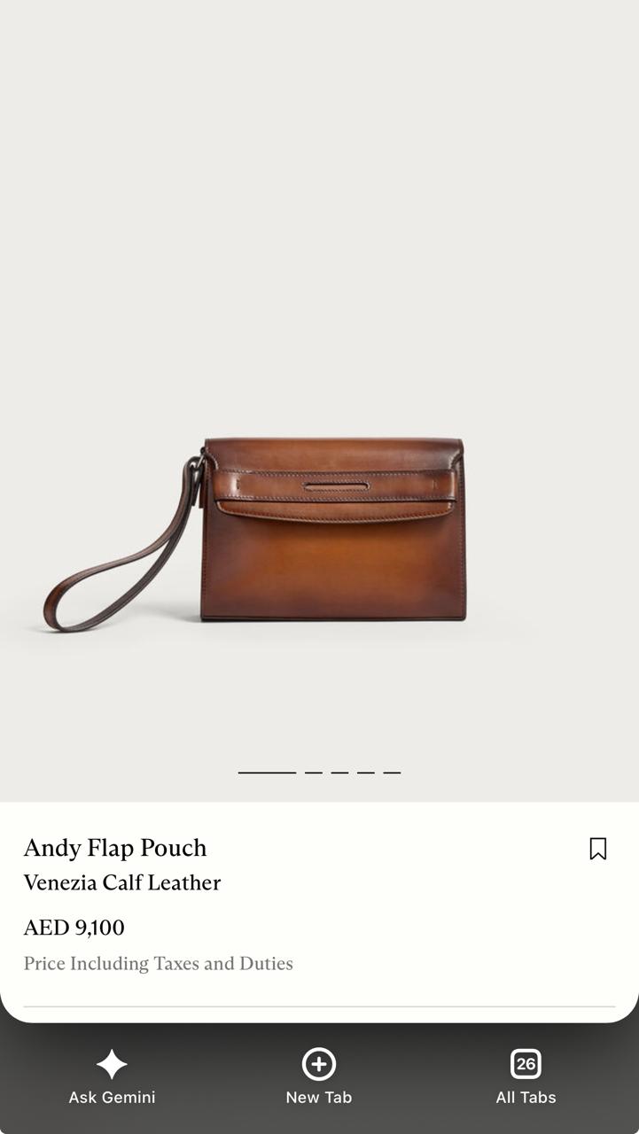 Berluti Clutch - Brown