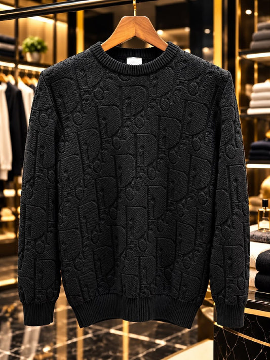 Dior Oblique Sweater - Black Monogram
