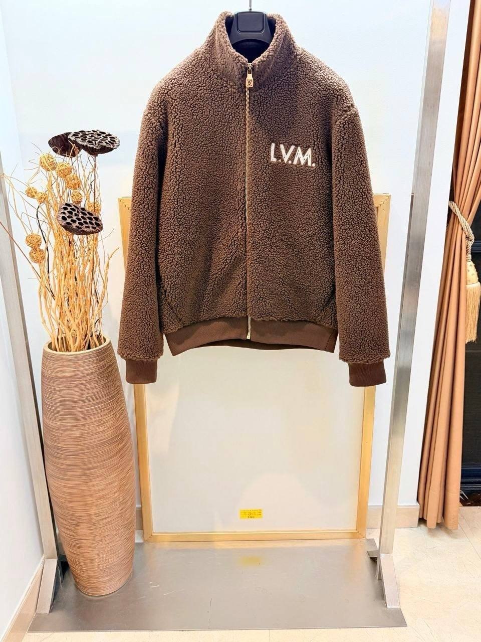 Louis Vuitton Zip-Front Jacket - Brown