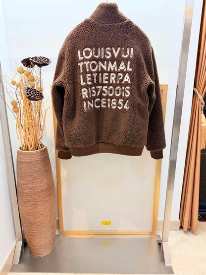 Louis Vuitton Zip-Front Jacket - Brown