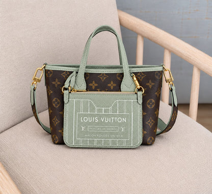 Louis Vuitton Pocket Tote Bag - Brown Monogram