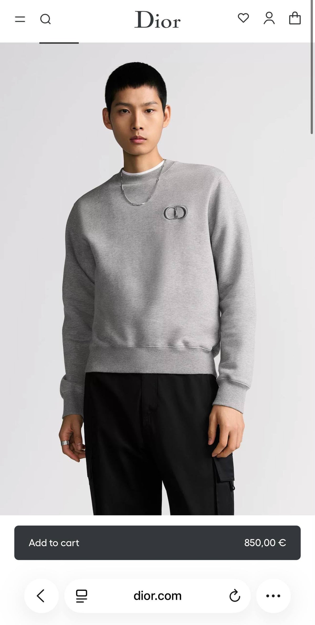 Dior Sweatshirt - Grey