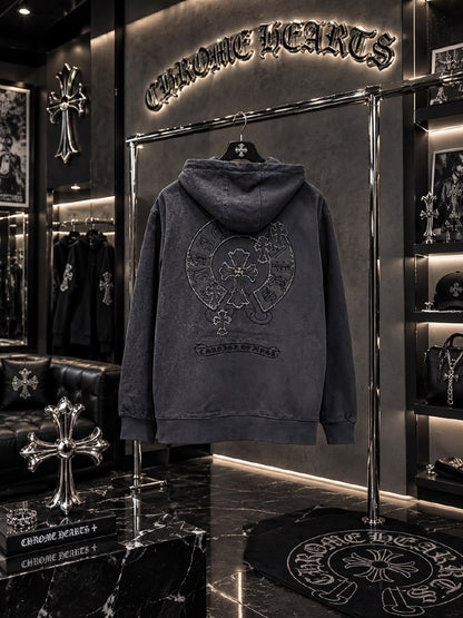 Chrome Hearts Hooded Jacket - Grey