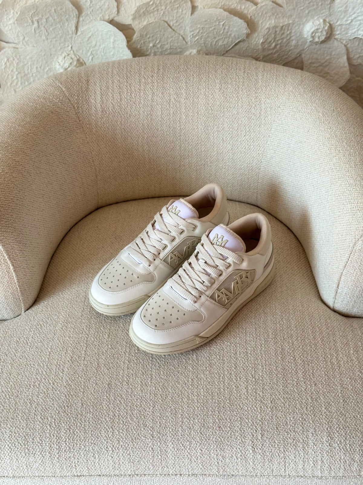 AMIRI Sneakers - White & Black, Beige, Burgundy & Beige, Burgundy, White, Black