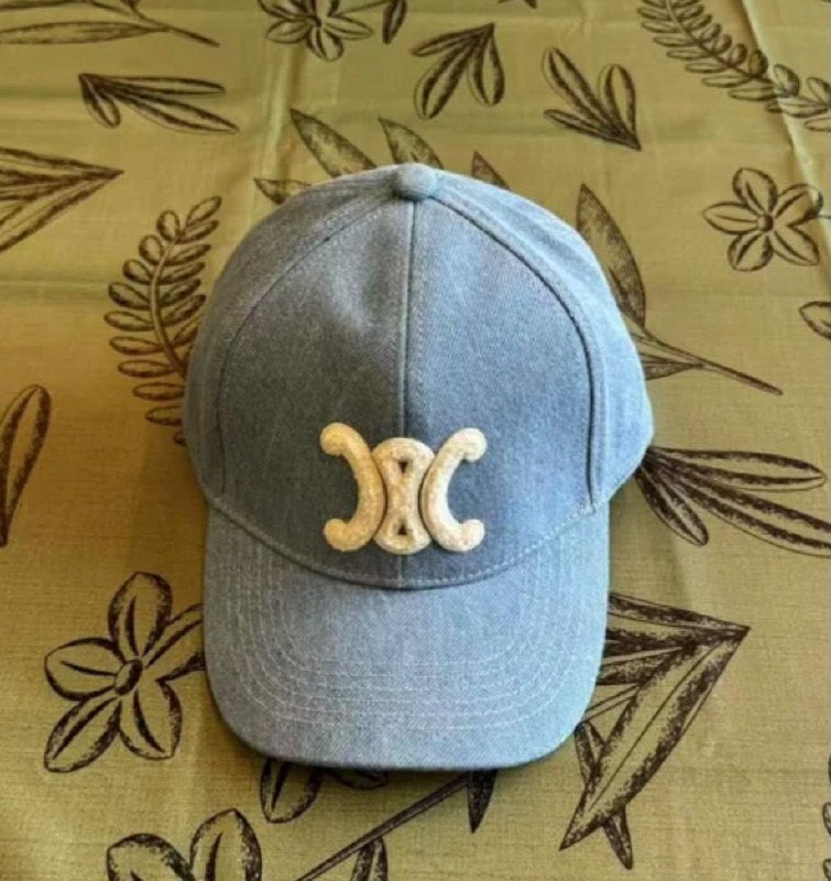 Celine Emblem Cap - Grey