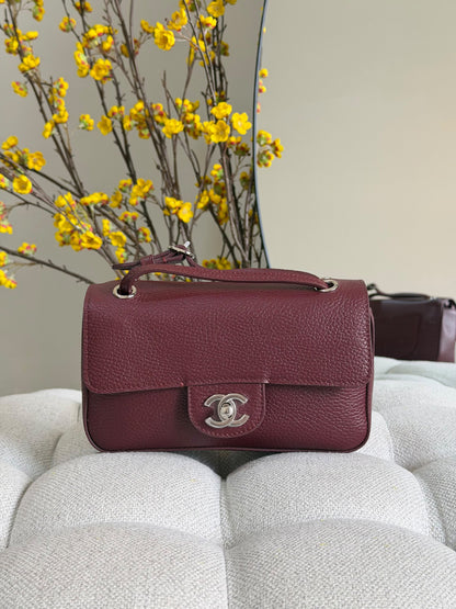 Chanel Shoulder Bag - Burgundy