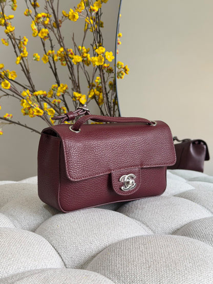 Chanel Shoulder Bag - Burgundy