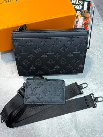 Louis Vuitton Wallet - Black Embossed