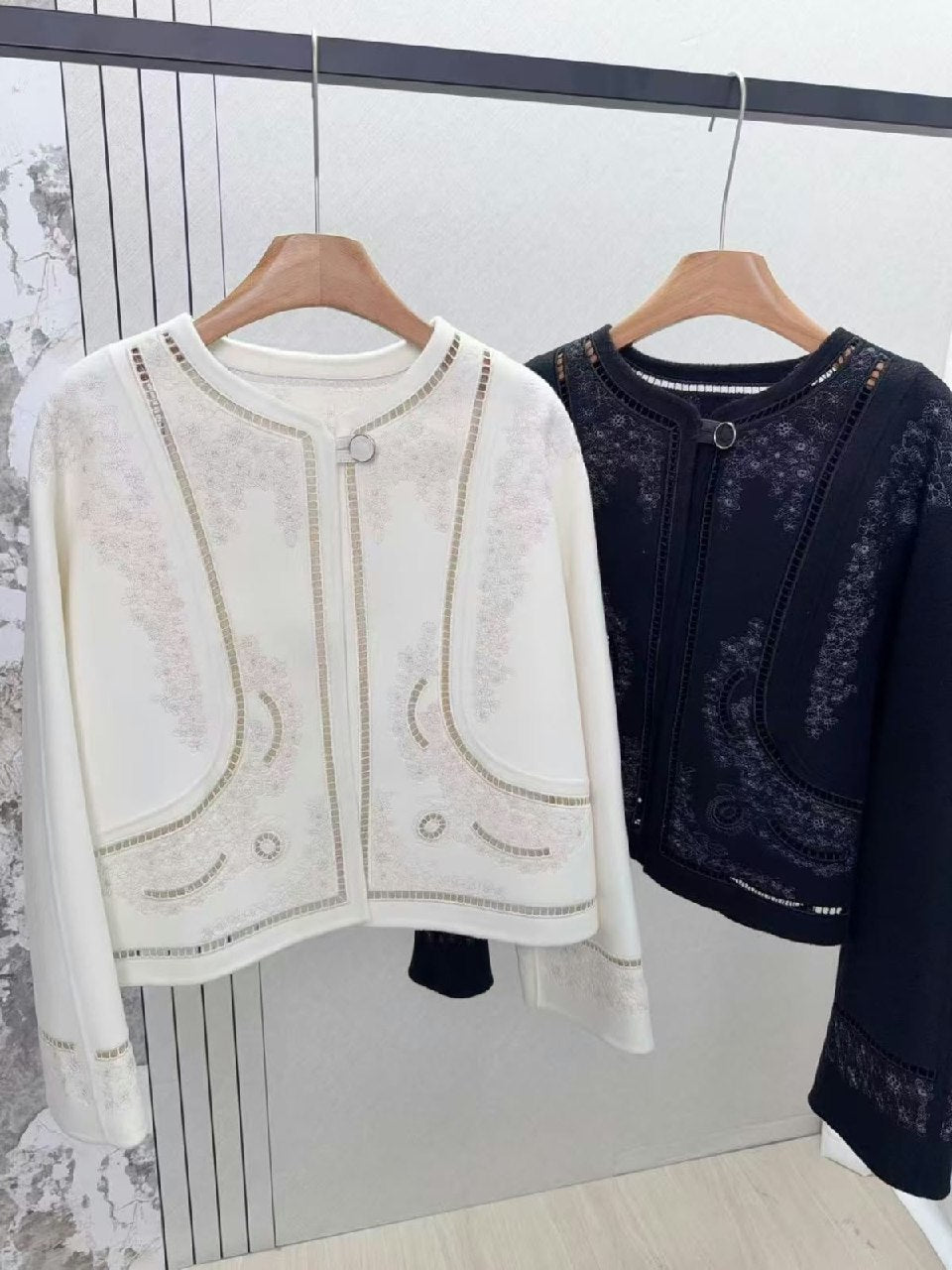 Hermès Jacket - White, Black