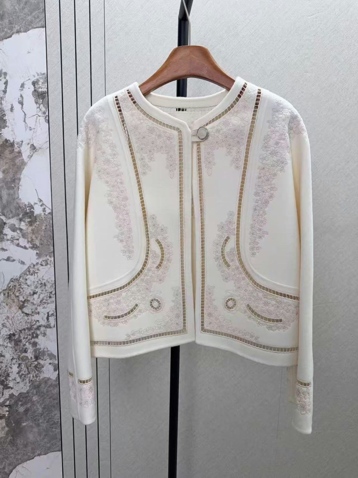 Hermès Jacket - White, Black