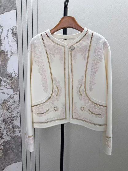 Hermès Jacket - White, Black
