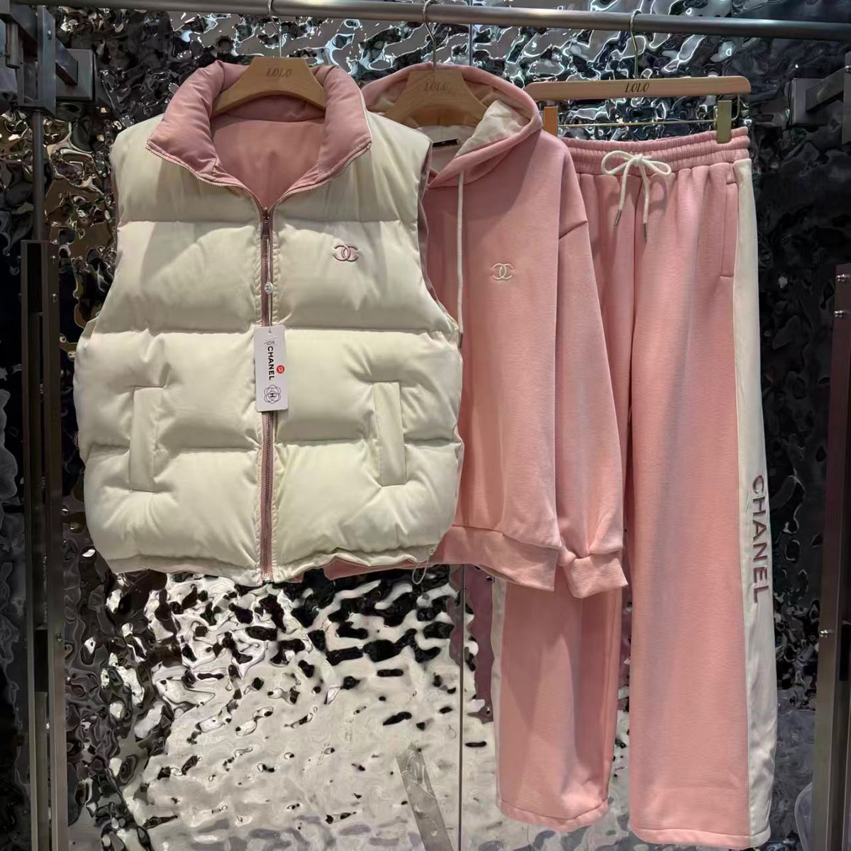 Chanel Tracksuit - Pink