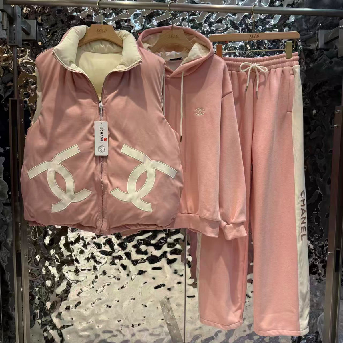 Chanel Tracksuit - Pink
