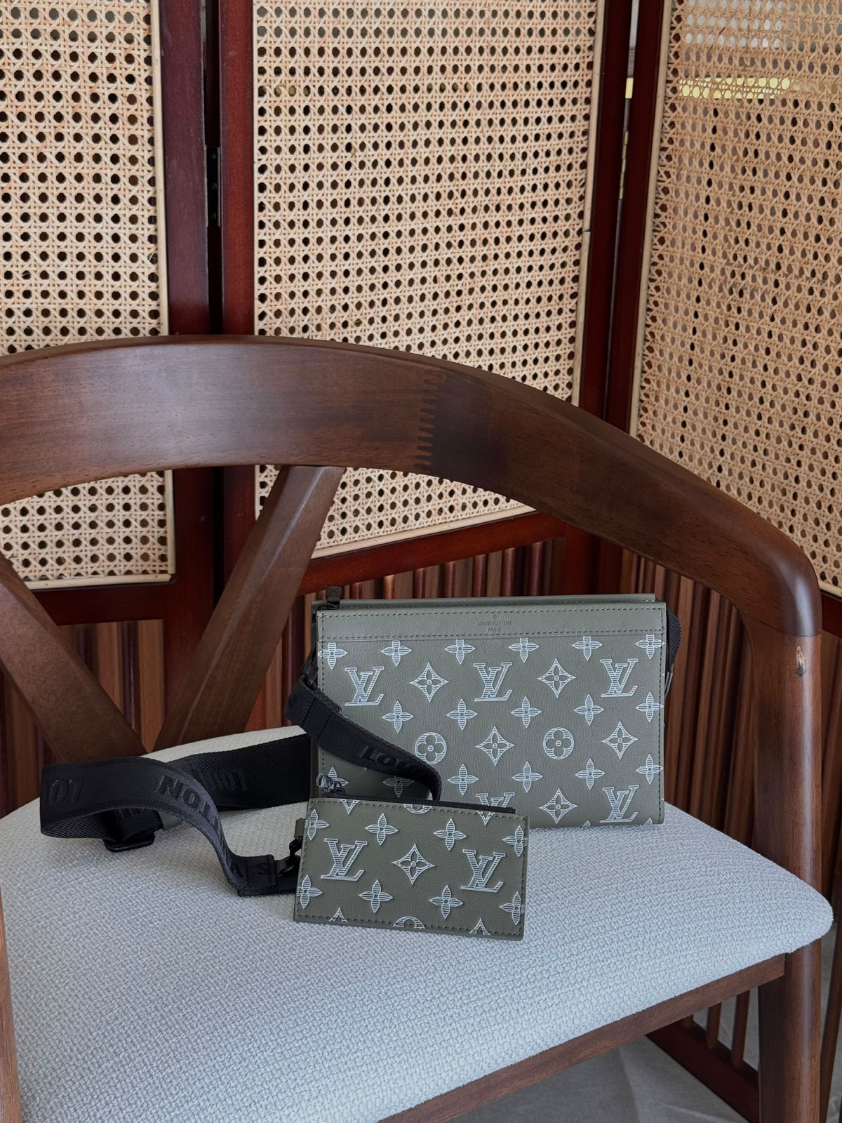 Louis Vuitton Crossbody Bag Outlined Monogram - Grey Monogram