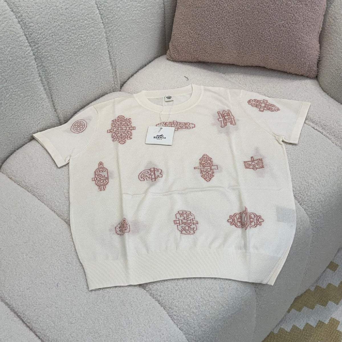 Hermès Knitted T-Shirt - Black, White