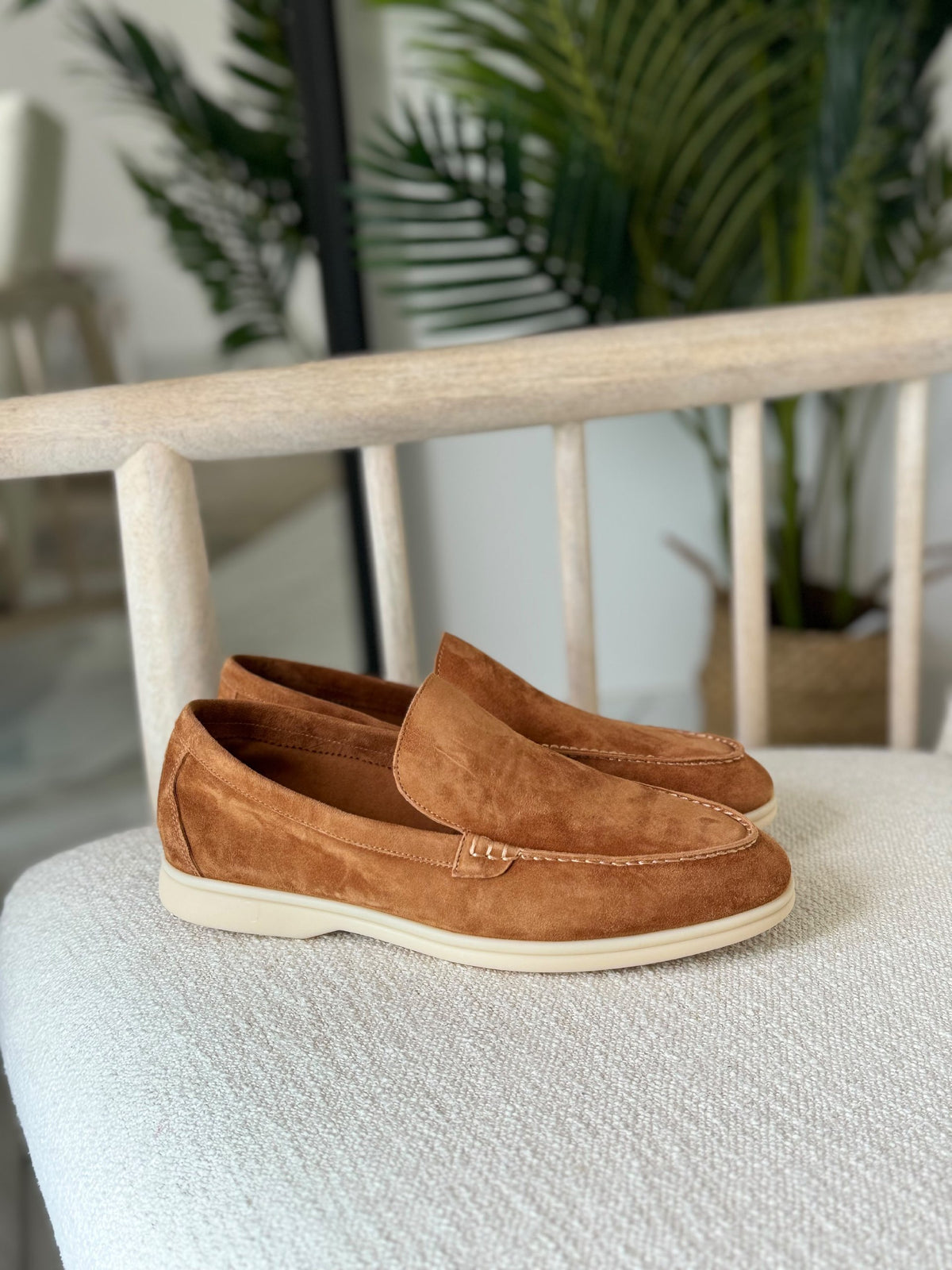 Loro Piana Summer Walk Loafers - Brown