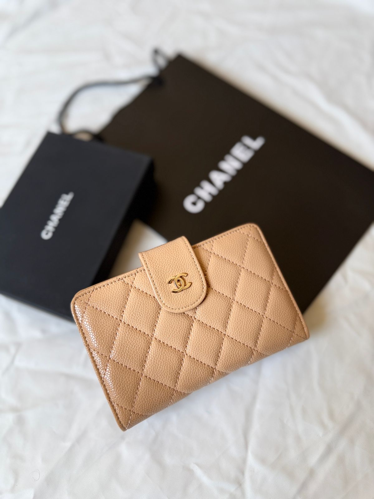 Chanel Wallet - Beige
