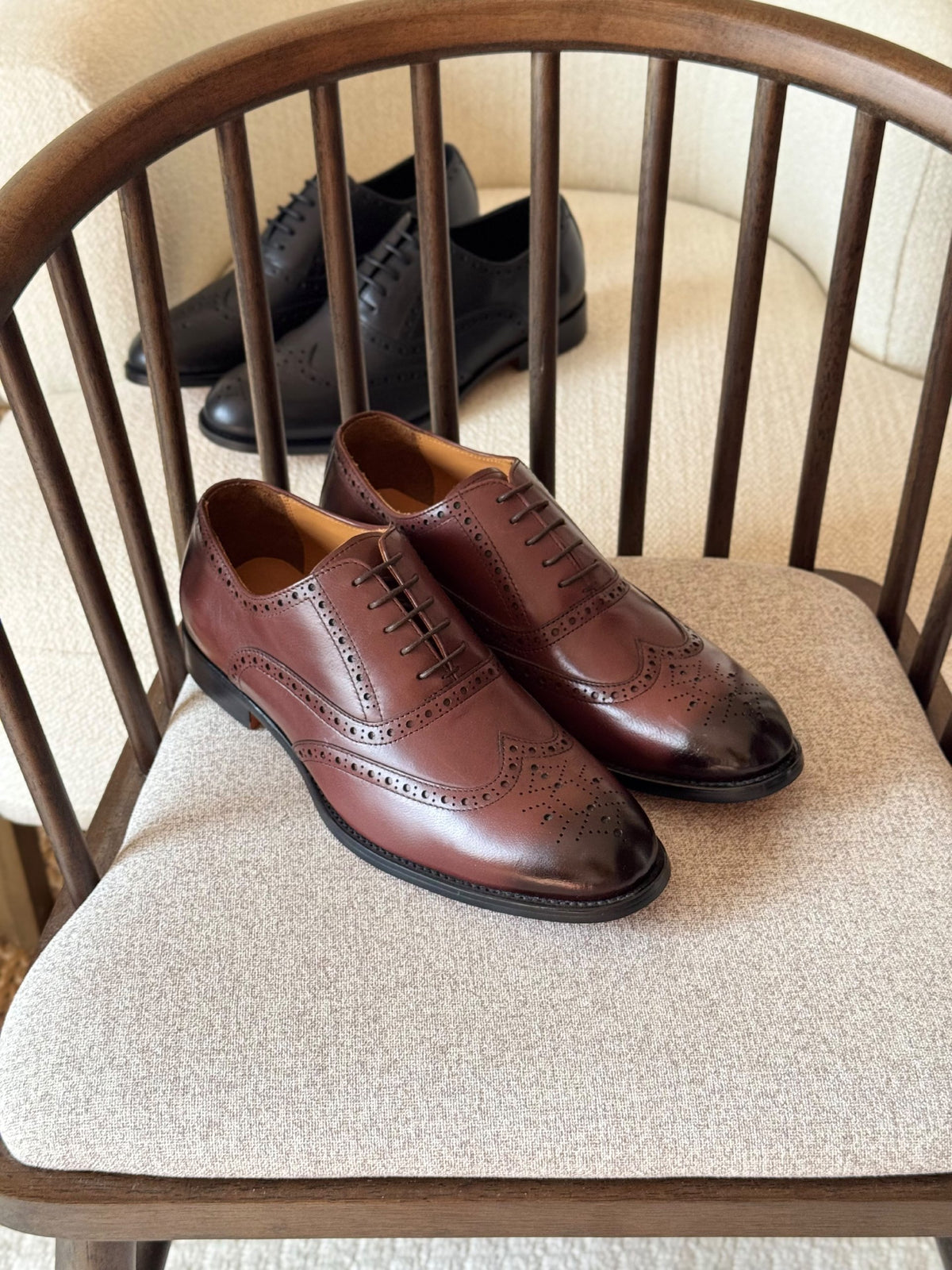 Hermès Leather Formal Shoes - Brown, Black