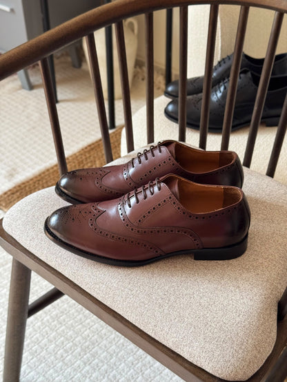 Hermès Leather Formal Shoes - Brown, Black