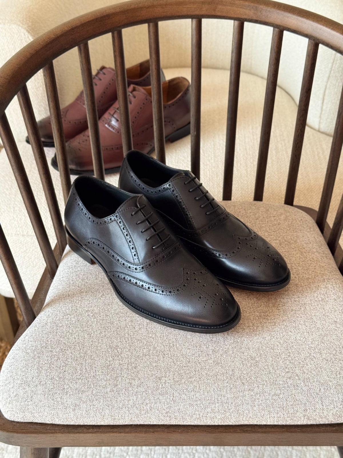 Hermès Leather Formal Shoes - Brown, Black