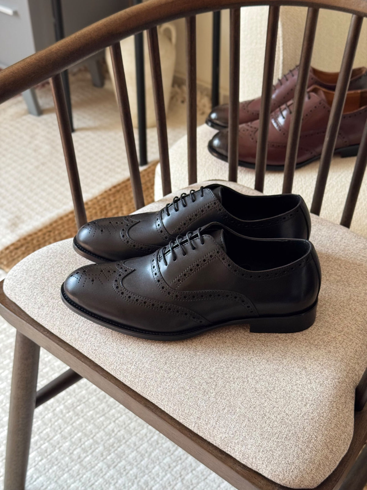 Hermès Leather Formal Shoes - Brown, Black
