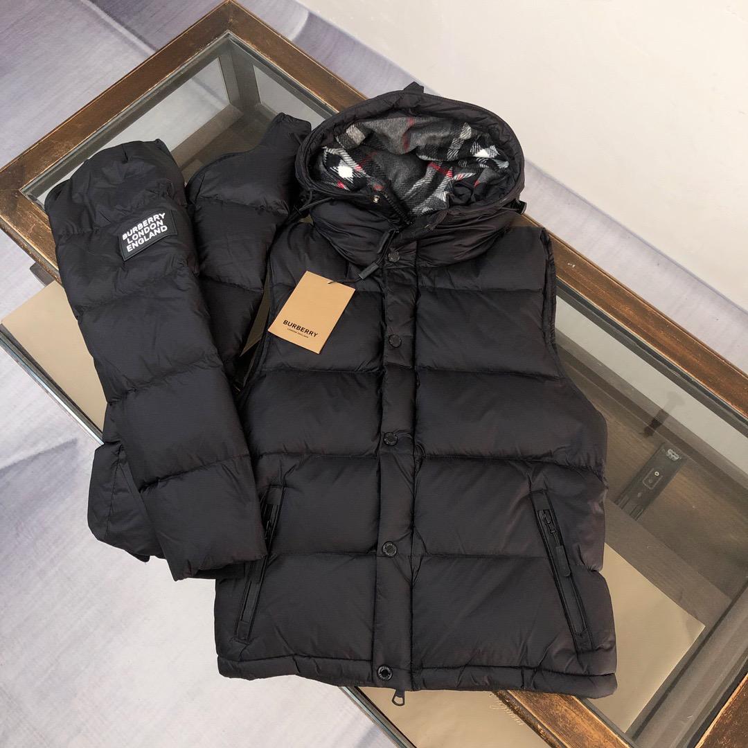 Burberry Hooded Jacket - Black