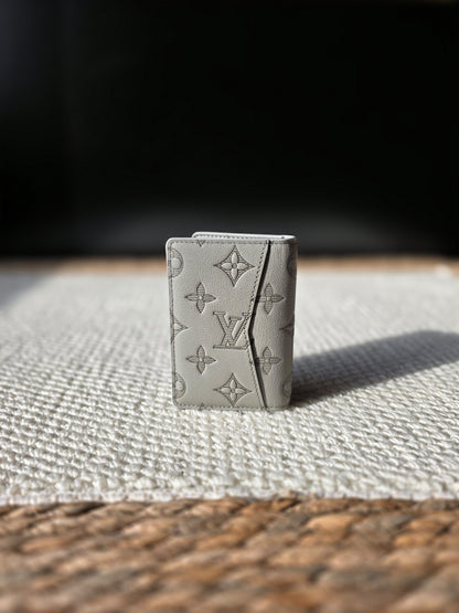 Louis Vuitton Card Holder - Grey Embossed