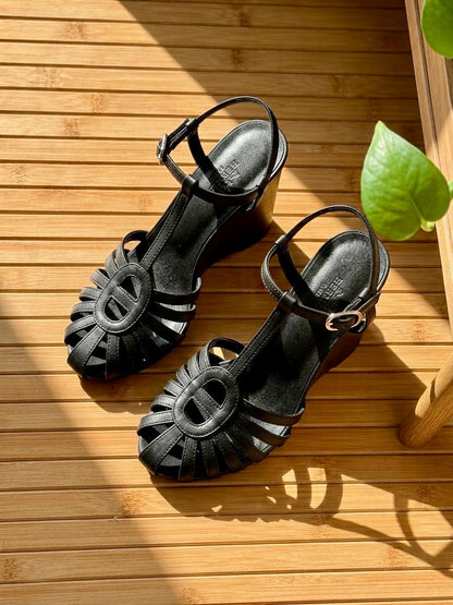 Hermes Heels - Black