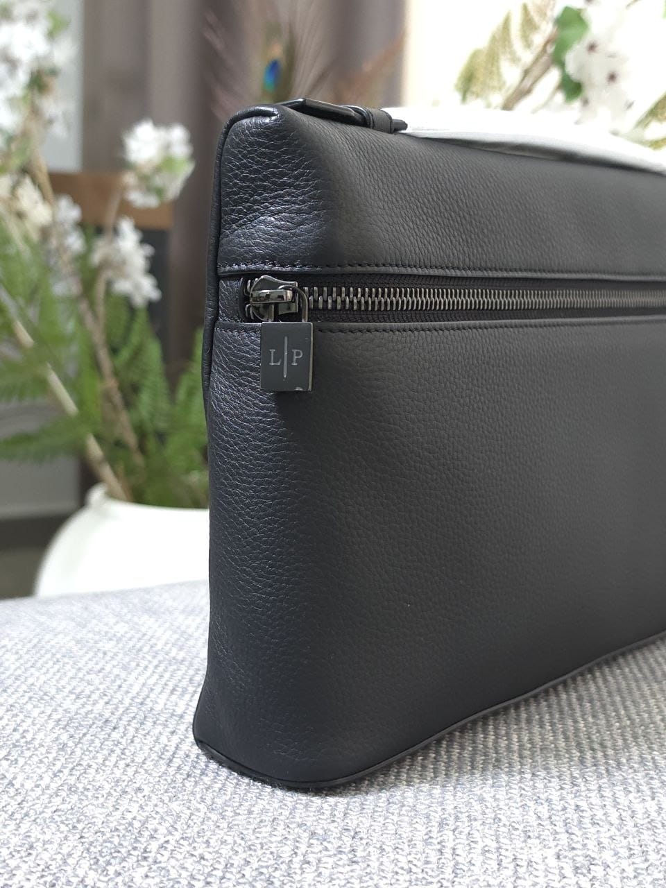 Loro Piana Zip Clutch - Black, Brown, Beige, Blue, Grey