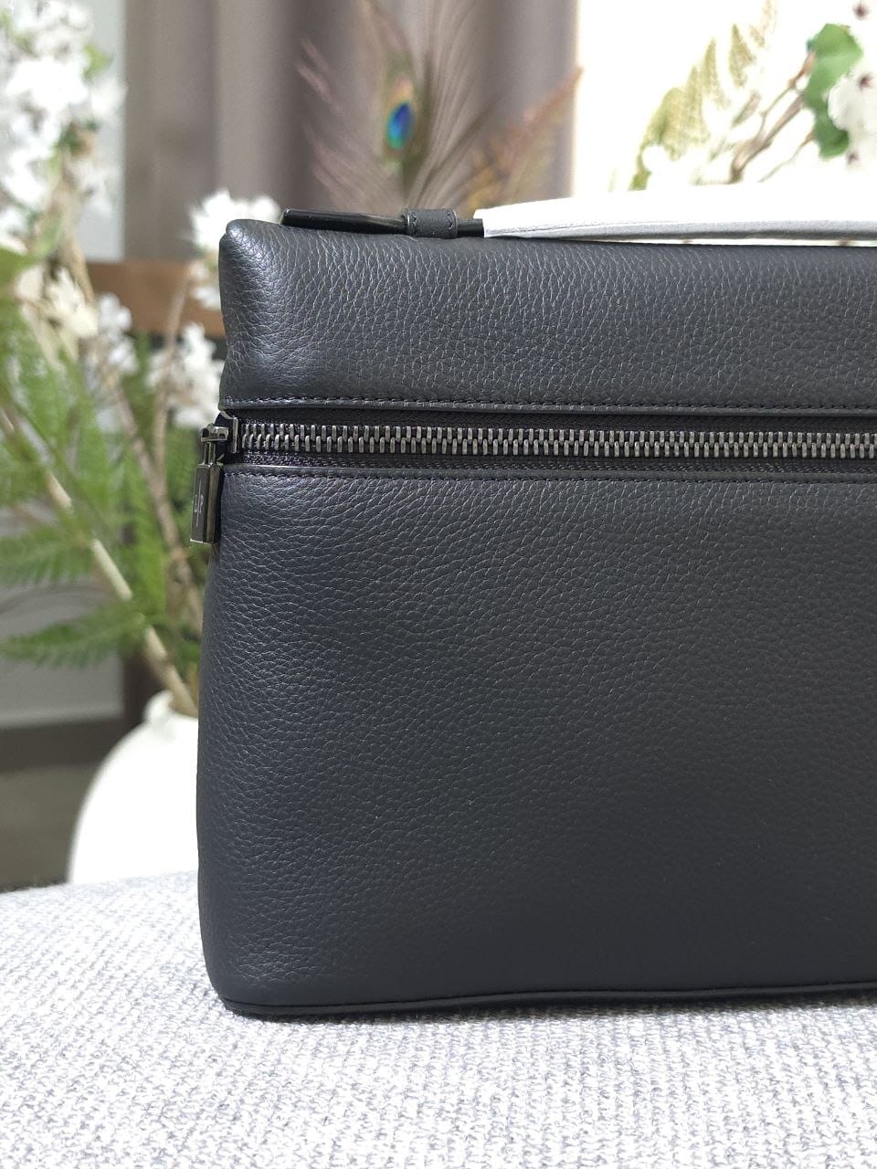 Loro Piana Zip Clutch - Black, Brown, Beige, Blue, Grey