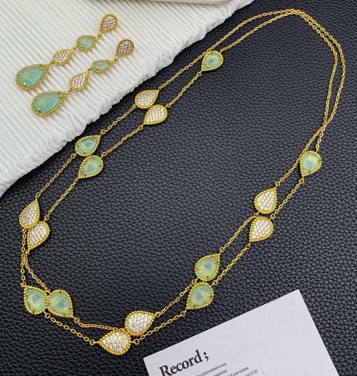 Boucheron Jewelry Set - Green