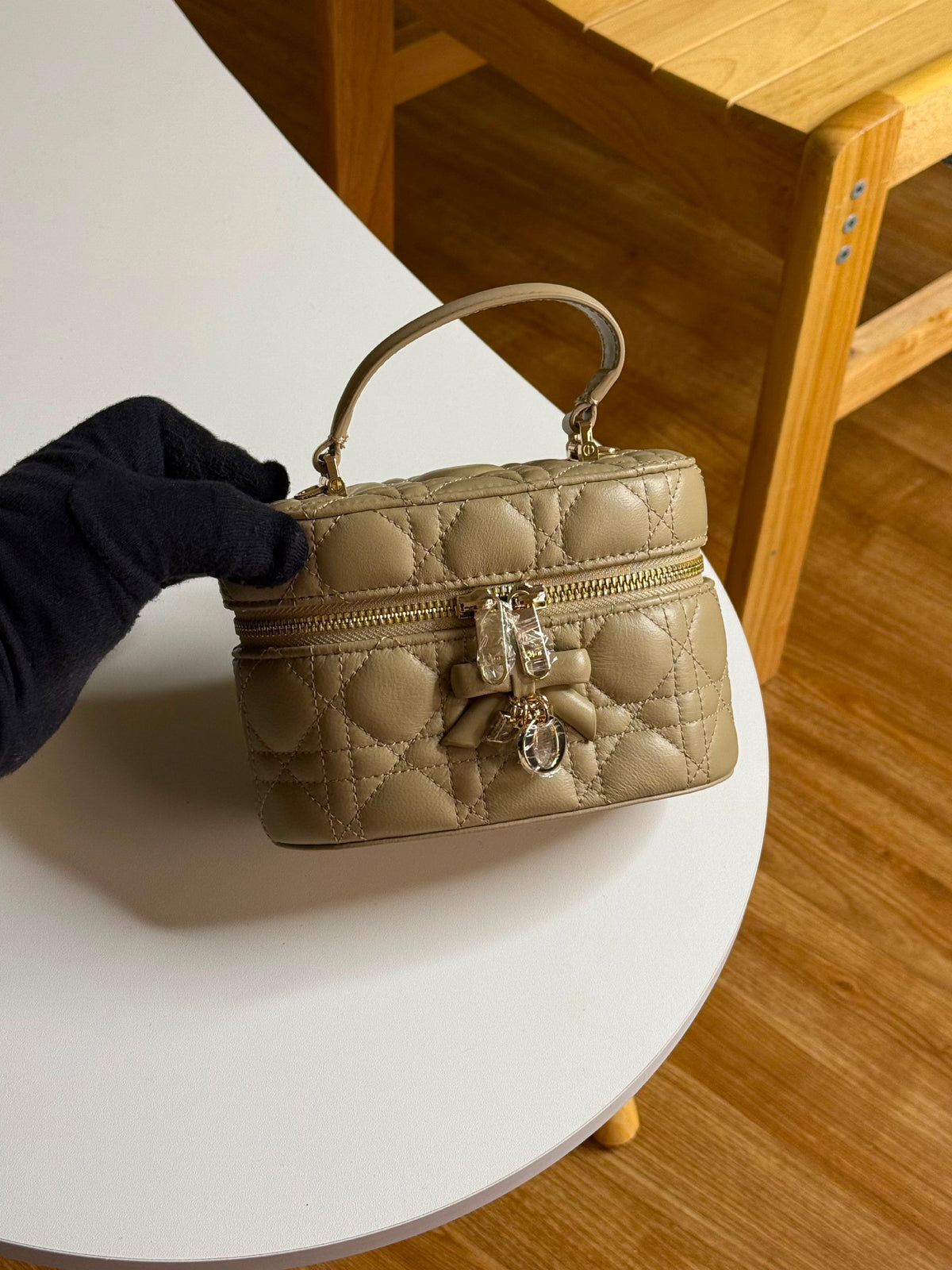 Dior Makeup Bag - Beige