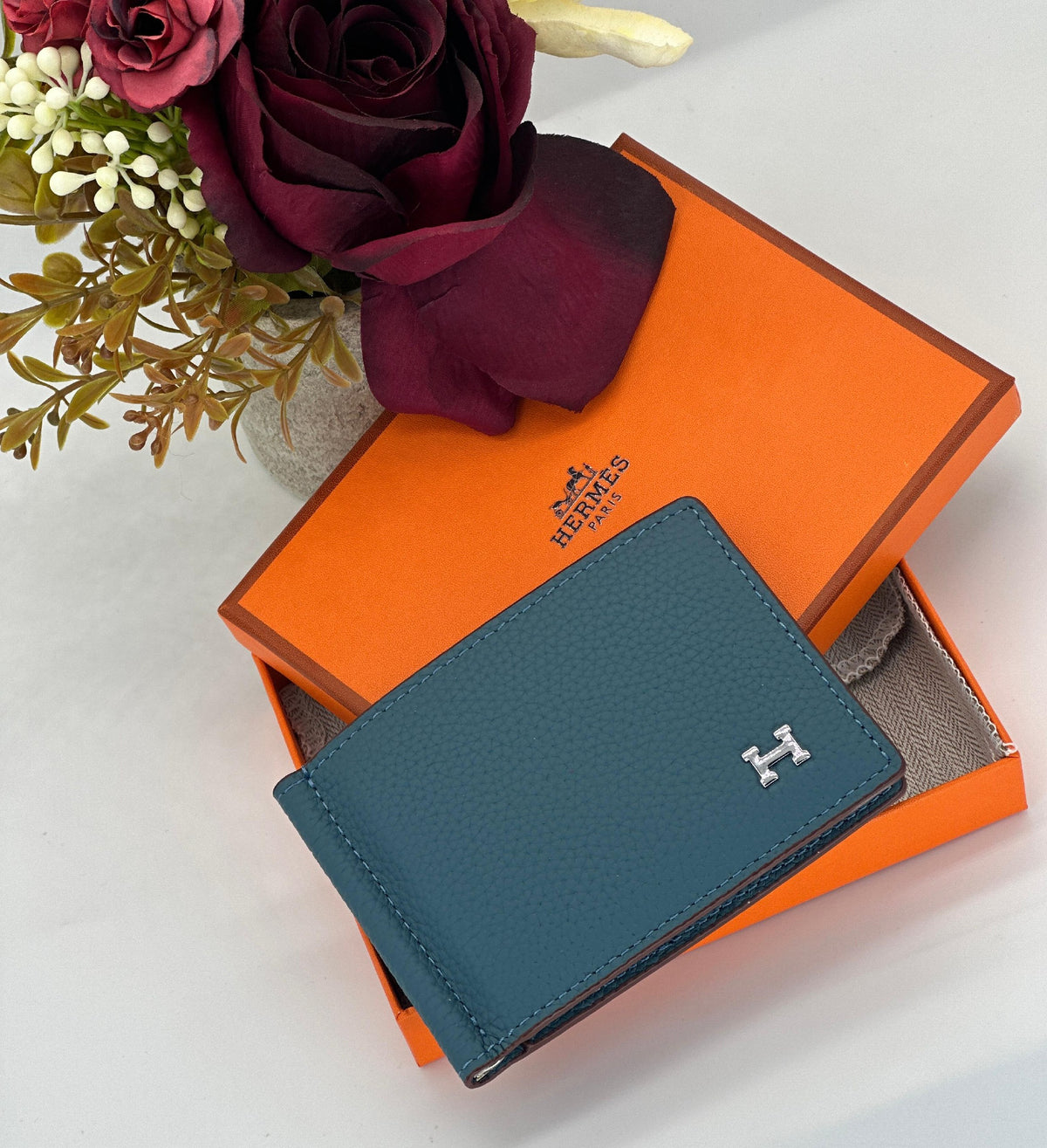 Hermès Bifold Wallet - Blue