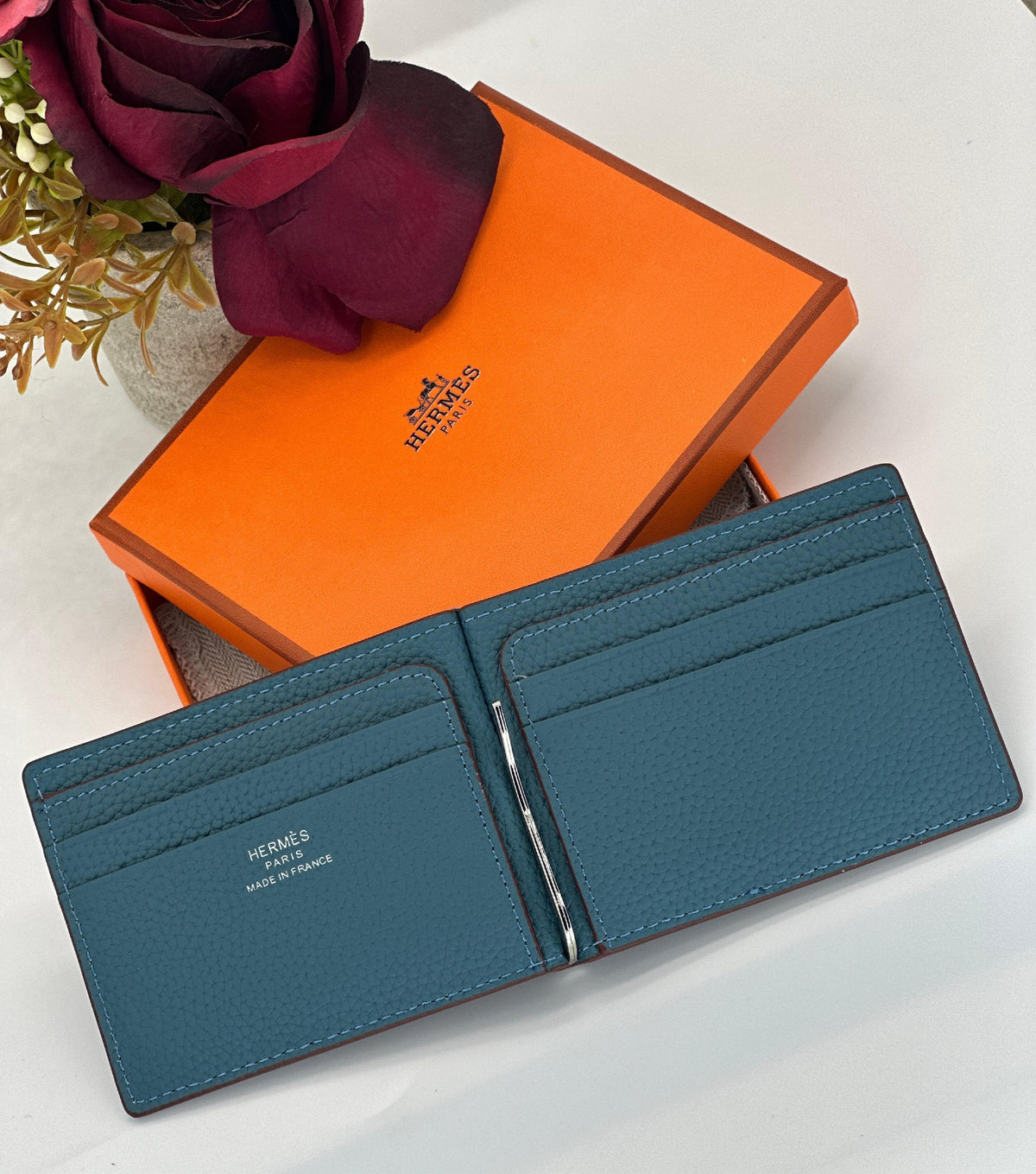 Hermès Bifold Wallet - Blue
