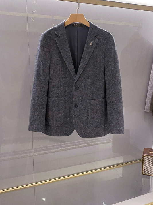 Loro Piana Blazer - Dark Grey, Beige