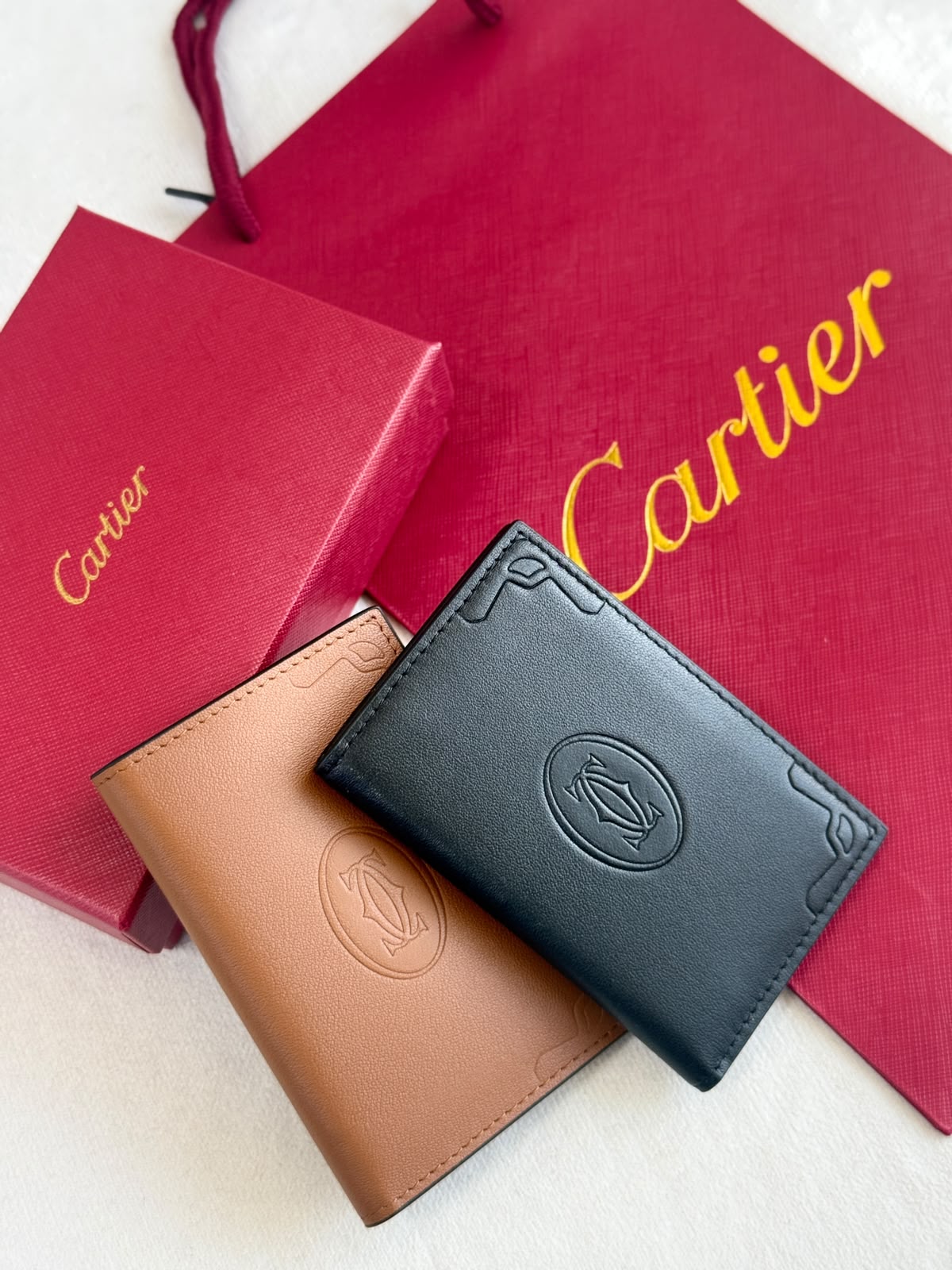 Cartier Wallet - Black, Brown