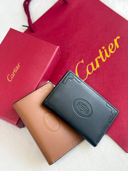 Cartier Wallet - Black, Brown