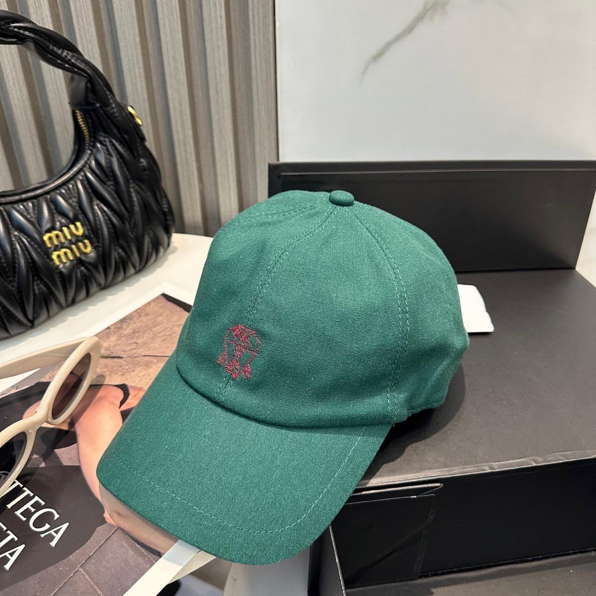 Brunello Cucinelli Cap - Green