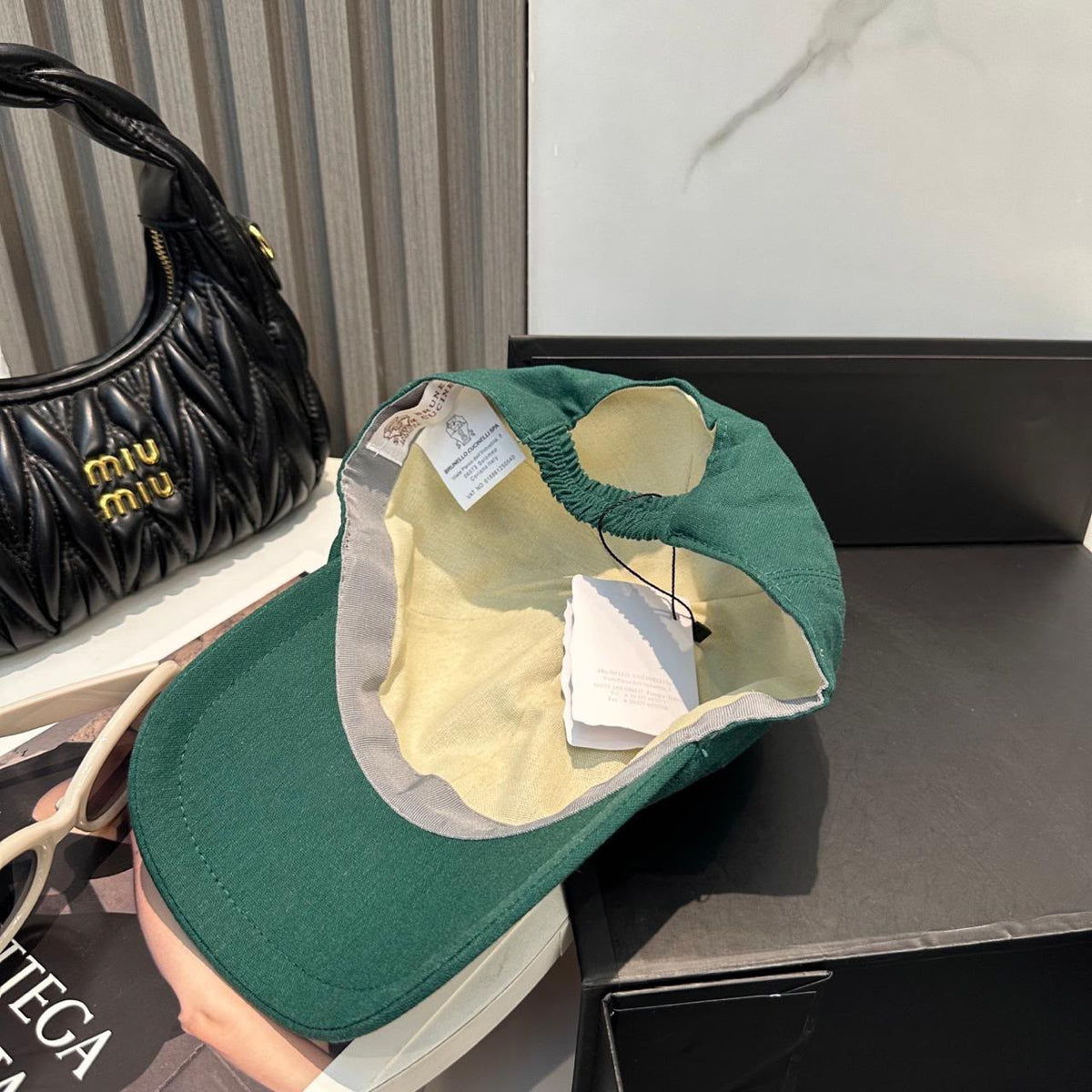 Brunello Cucinelli Cap - Green