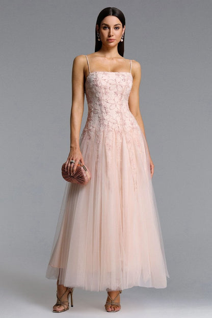 Zimmermann Tulle Strap Dress - Pink